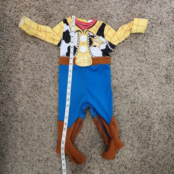 Disney Baby Woody Toy Story One Piece Halloween Costume Easy Open Boys 6-12M - Picture 11 of 12